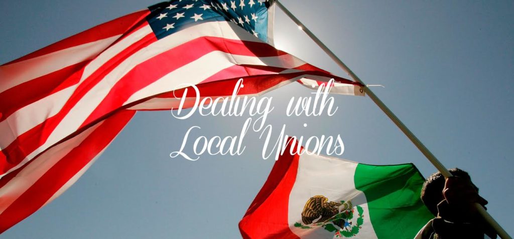 Dealing with local unions
