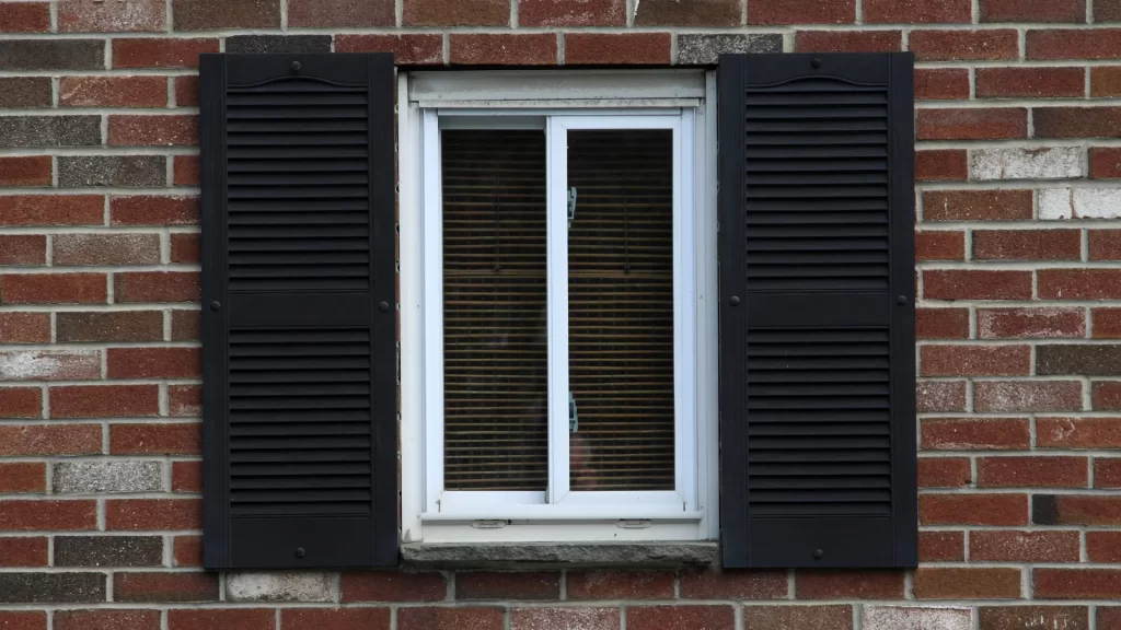 shutters on the house