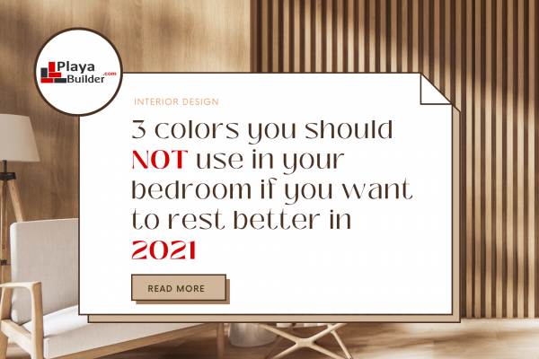 3 colors you should NOT use in your bedroom if you want to rest better in 2021